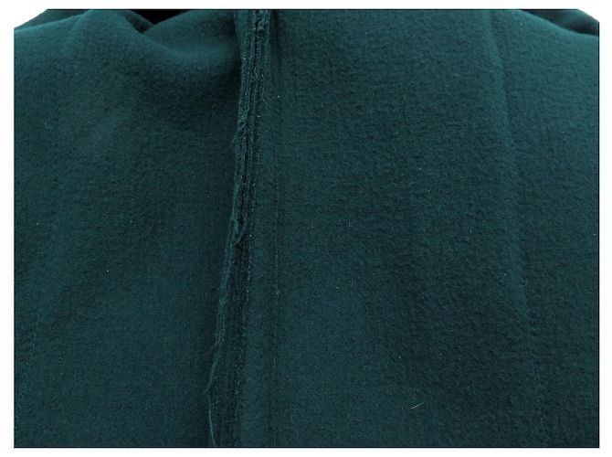 ABRIGO LARGO LANVIN COLECCIÓN 10 ANIVERSARIO 2012 ELBAZ S 36 DE LANA Verde - vista 11