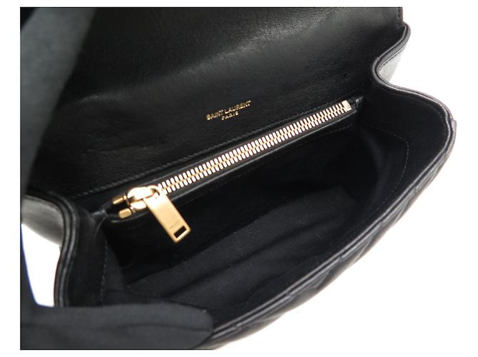 Autre Marque NUOVA BORSA A MANO SAINT LAURENT COLLEGE MEDIUM 487213 PELLE BORSA A TRACCOLLA Nero - vista 10