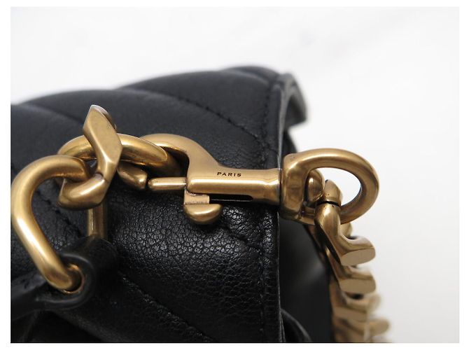 Autre Marque NUOVA BORSA A MANO SAINT LAURENT COLLEGE MEDIUM 487213 PELLE BORSA A TRACCOLLA Nero - vista 15