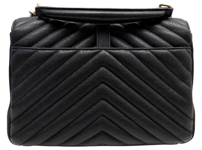 Autre Marque NUOVA BORSA A MANO SAINT LAURENT COLLEGE MEDIUM 487213 PELLE BORSA A TRACCOLLA Nero - vista 2