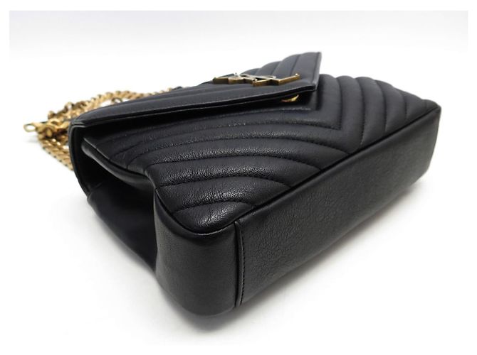 Autre Marque NUOVA BORSA A MANO SAINT LAURENT COLLEGE MEDIUM 487213 PELLE BORSA A TRACCOLLA Nero - vista 3