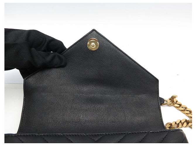 Autre Marque NUOVA BORSA A MANO SAINT LAURENT COLLEGE MEDIUM 487213 PELLE BORSA A TRACCOLLA Nero - vista 8