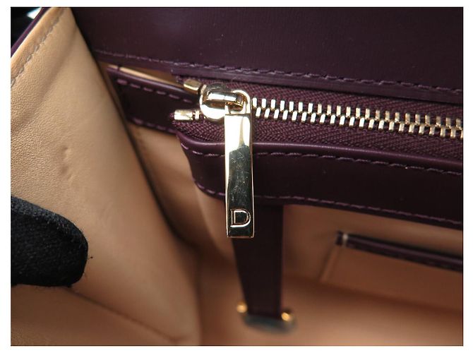 NUOVA BORSA A MANO DELVAUX BRILLANT MEDIA BOX CALF VIOLA A TRACCOLLA Porpora - vista 9