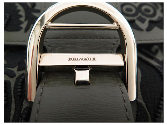 NUOVA BORSA A MANO DELVAUX BRILLANT MINI HIDE AND SEEK RICAMATA BORSA A TRACCOLLA Verde - vista 6