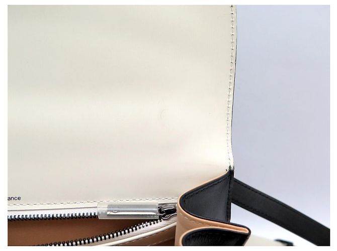 NUOVA BORSA A MANO DELVAUX BRILLANT MEDIA MM LIGHT AND SHADOW BORSA A TRACCOLLA - vista 11