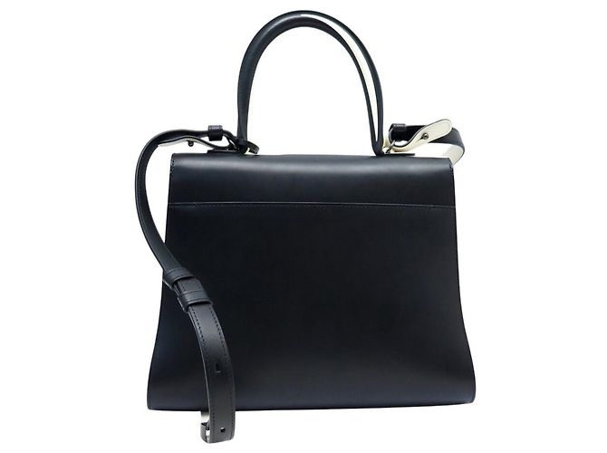 NUOVA BORSA A MANO DELVAUX BRILLANT MEDIA MM LIGHT AND SHADOW BORSA A TRACCOLLA - vista 2