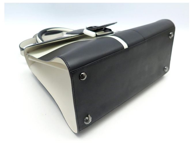 NUOVA BORSA A MANO DELVAUX BRILLANT MEDIA MM LIGHT AND SHADOW BORSA A TRACCOLLA - vista 3
