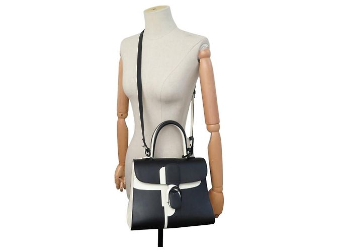 NUOVA BORSA A MANO DELVAUX BRILLANT MEDIA MM LIGHT AND SHADOW BORSA A TRACCOLLA - vista 5