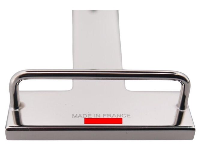 Hermès NEUE HERMES QUIZZ GÜRTELSCHNALLE AUS PALLADIUM-STAHL + STAUBBEUTEL BUCKLE BELT Silber - Ansicht 10