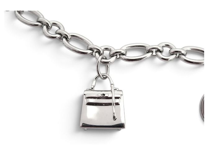 Hermès NUOVA CINTURA HERMES OLGA 70-100 CM CHARMS CATENA ANCORA KELLY CHARMS BELT - vista 5