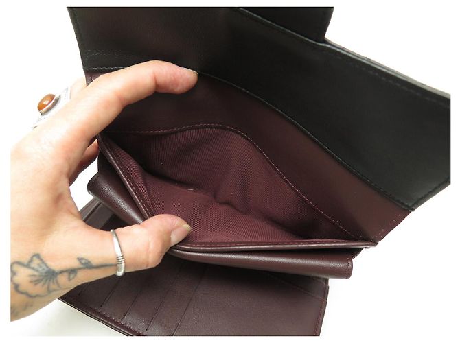 CHANEL CLASSIQUE A RABAT TIMELESS STEPPED LEDER GELDBÖRSE SCHWARZ - Ansicht 12