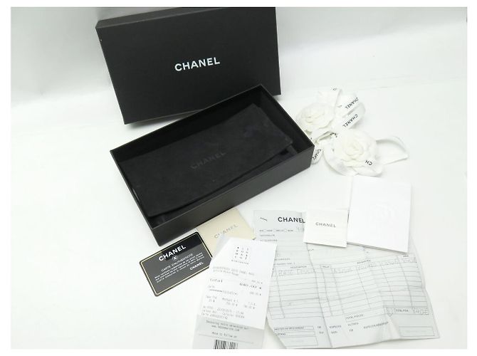 CHANEL CLASSIQUE A RABAT TIMELESS STEPPED LEDER GELDBÖRSE SCHWARZ - Ansicht 14