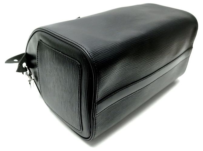 BORSA A MANO LOUIS VUITTON SPEEDY 25 M43012 IN PELLE EPI NOIR Nero - vista 3