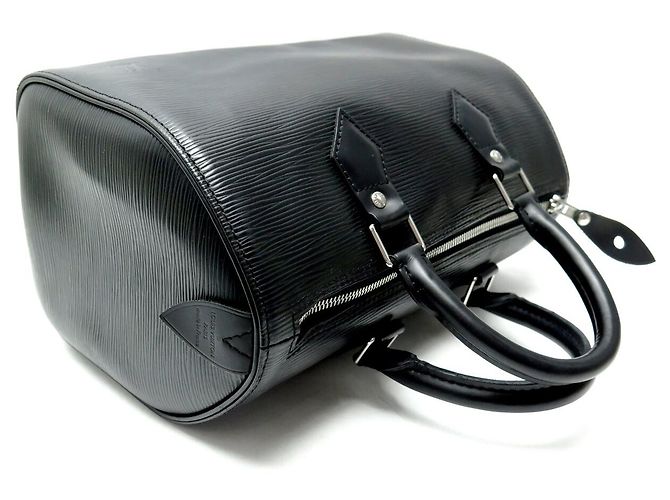 BORSA A MANO LOUIS VUITTON SPEEDY 25 M43012 IN PELLE EPI NOIR Nero - vista 4