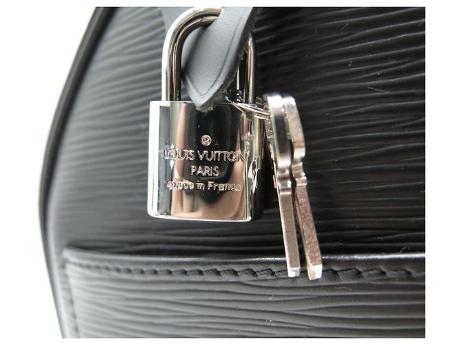 BORSA A MANO LOUIS VUITTON SPEEDY 25 M43012 IN PELLE EPI NOIR Nero - vista 7