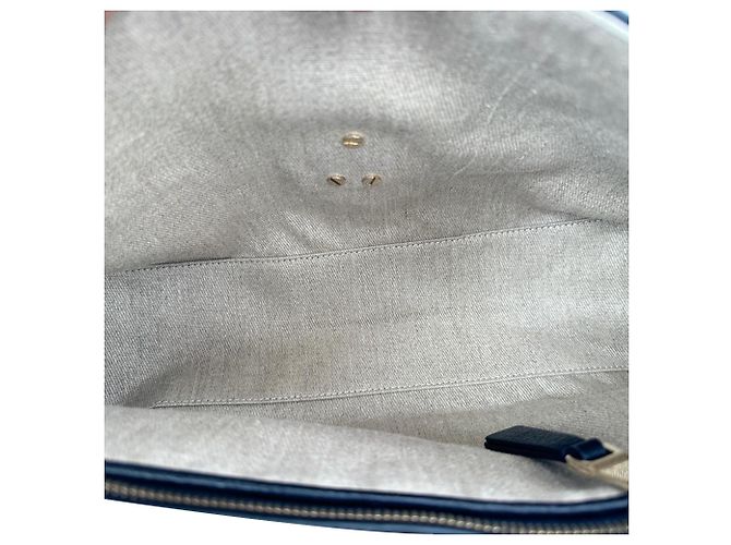 Chloé Penelope Medium Schultertasche aus schwarzem Kalbsleder - Ansicht 10