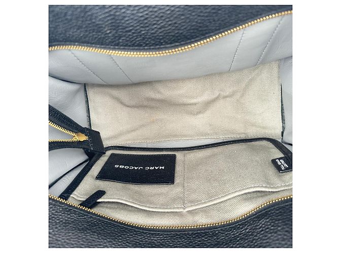 Marc Jacobs Medium The Tote Bag aus schwarzem Kalbsleder - Ansicht 11