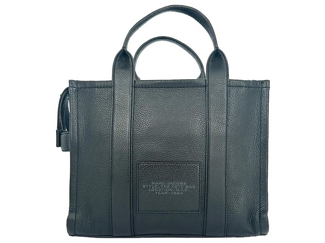 Marc Jacobs Medium The Tote Bag aus schwarzem Kalbsleder - Ansicht 5