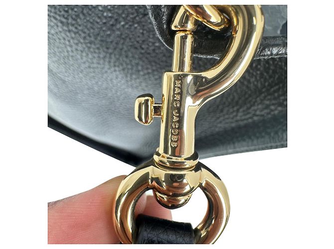 Marc Jacobs Medium The Tote Bag aus schwarzem Kalbsleder - Ansicht 8