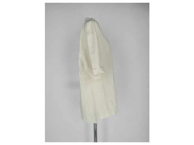 Polo estampado Jacquemus en algodón blanco Crudo - vista 4