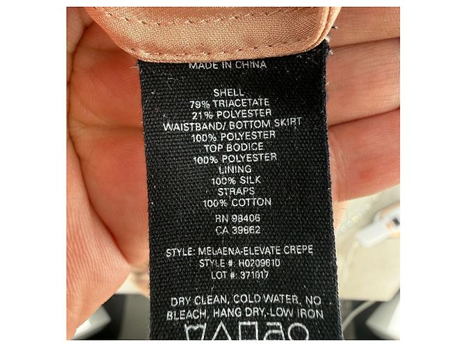 Vestido midi Theory con ribete de encaje en triacetato negro - vista 6