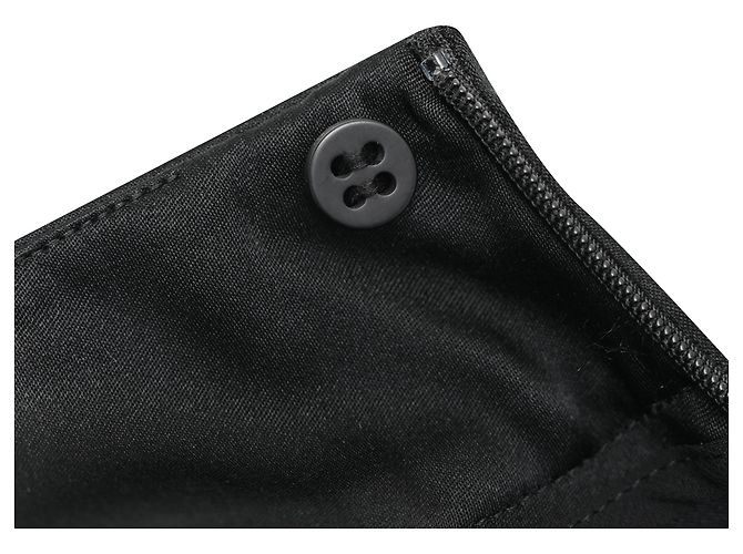 Giorgio Armani Falda midi línea A Armani en seda negra Negro - vista 7