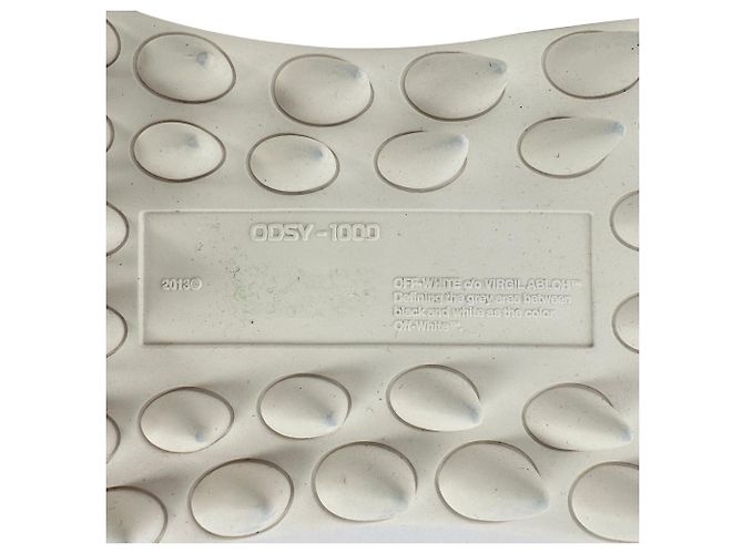 Off White Baskets Off-White Odsy 1000 en polyester crème Blanc Écru - vue 26