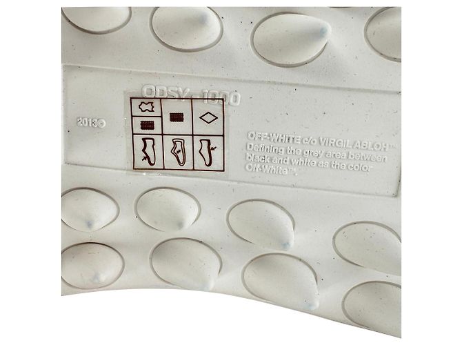 Off White Baskets Off-White Odsy 1000 en polyester crème Blanc Écru - vue 27