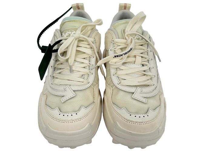 Off White Baskets Off-White Odsy 1000 en polyester crème Blanc Écru - vue 3