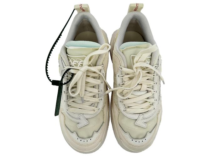 Off White Baskets Off-White Odsy 1000 en polyester crème Blanc Écru - vue 4