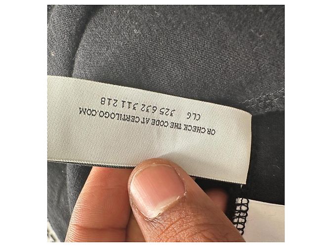 Off White Off-White Wave Out Diag kurze Sweatpants aus schwarzer Baumwolle - Ansicht 7
