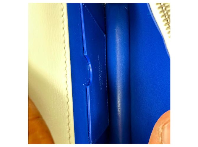 Off White Bolsa de ombro Off-White Jitney 0.5 em couro de bezerro branco Cru - vista 15