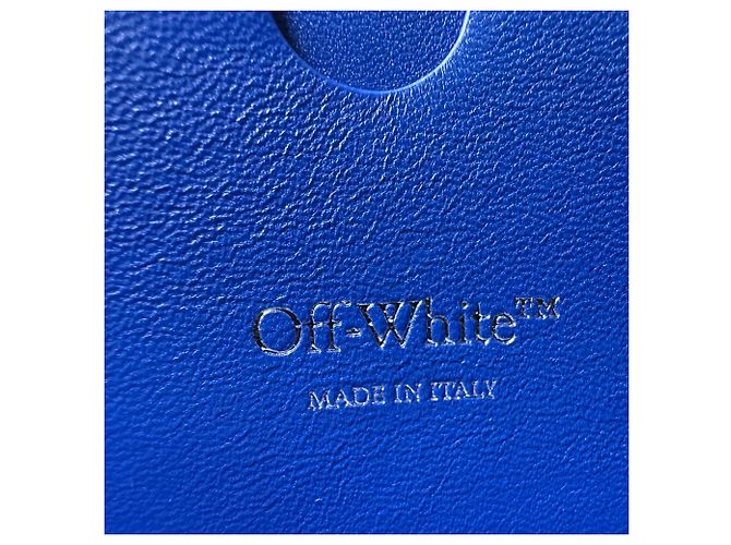 Off White Bolsa de ombro Off-White Jitney 0.5 em couro de bezerro branco Cru - vista 16