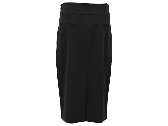 Falda lápiz Diane Von Furstenberg en viscosa negra Negro - vista 3