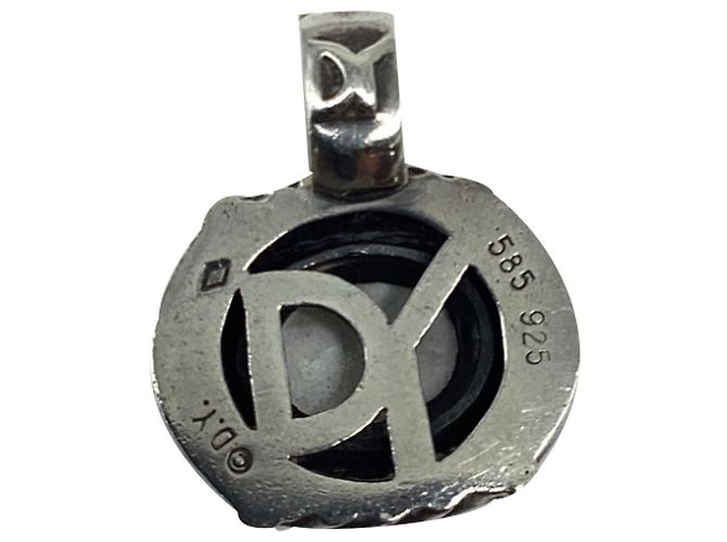 Pendente in perla bicolore David Yurman in argento sterling e oro giallo 14k Metallico - vista 2