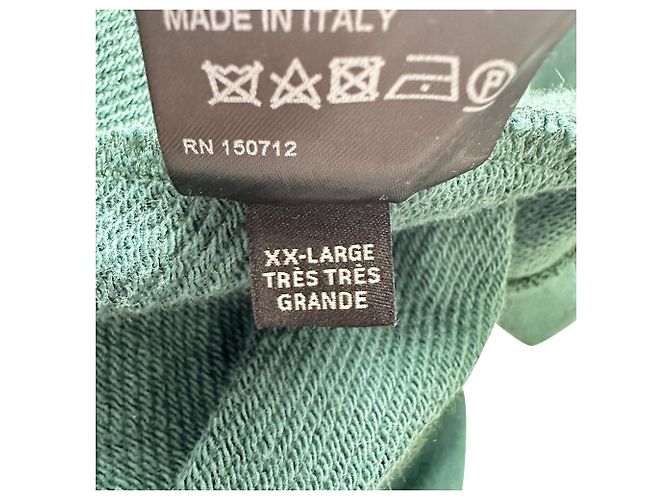 Amiri Hoodie mit Logo-Applikation aus grüner Baumwolle - Ansicht 10