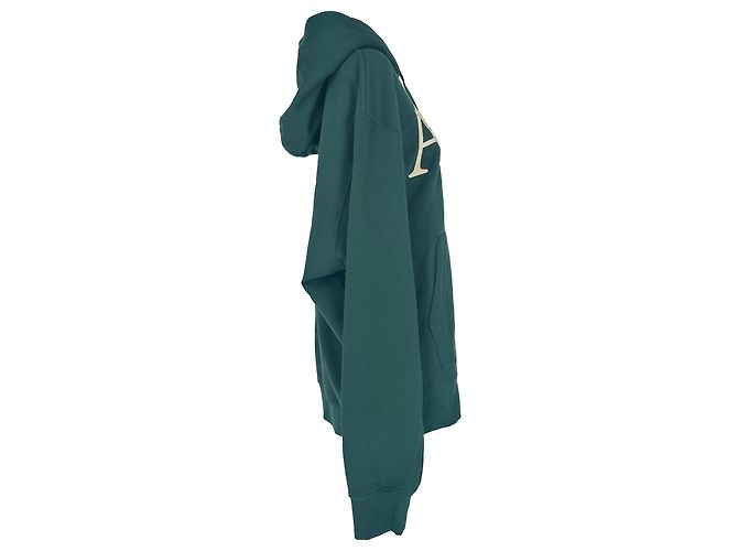 Amiri Hoodie mit Logo-Applikation aus grüner Baumwolle - Ansicht 2