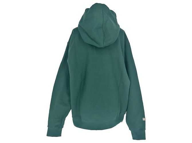 Amiri Hoodie mit Logo-Applikation aus grüner Baumwolle - Ansicht 3