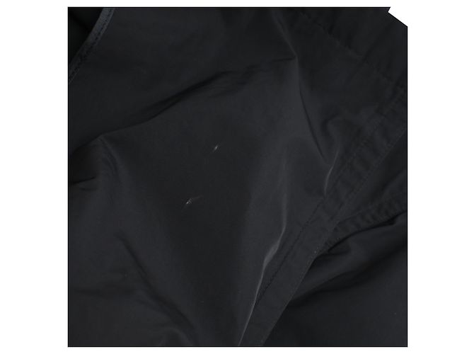 Burberry Brit Double Breasted Trenchcoat aus schwarzem Polyester - Ansicht 16