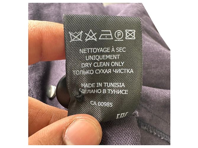 Gabardina con cinturón Peter Isabel Marant Etoile en algodón azul marino - vista 8