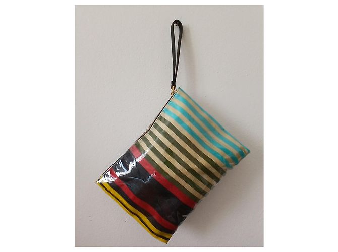 Bolso de mano Marni Glossy Grip a Rayas Multicolor - vista 2
