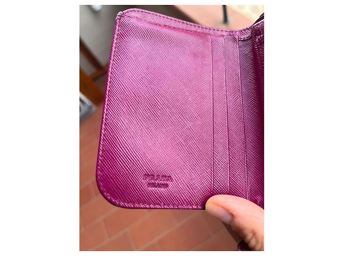 Prada Saffiano Leder Geldbörse - Ansicht 9