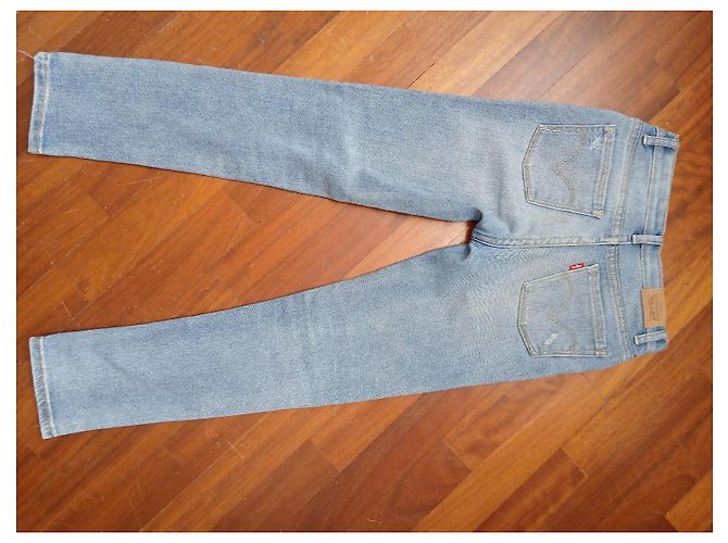 Levi's 711 Vaqueros Skinny Azul Claro - vista 8