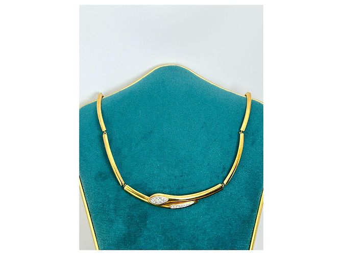 Autre Marque Parure Serpente Art Deco in Oro Giallo 18k e Diamanti D'oro - vista 13