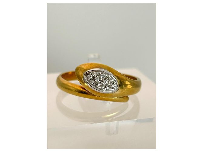 Autre Marque Parure Serpente Art Deco in Oro Giallo 18k e Diamanti D'oro - vista 3