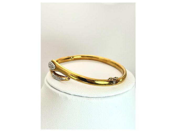 Autre Marque Parure Serpente Art Deco in Oro Giallo 18k e Diamanti D'oro - vista 5