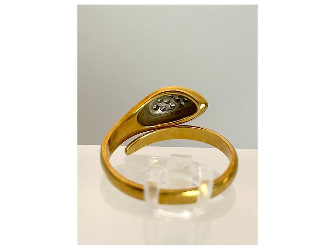 Autre Marque Parure Serpente Art Deco in Oro Giallo 18k e Diamanti D'oro - vista 7