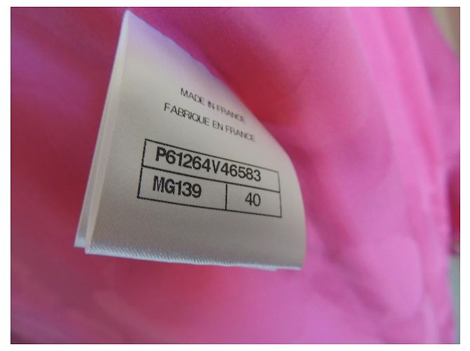 Chanel Chaqueta de Tweed Cruzada Desfile Primavera-Verano 2019 Fuchsia Rosa - vista 11