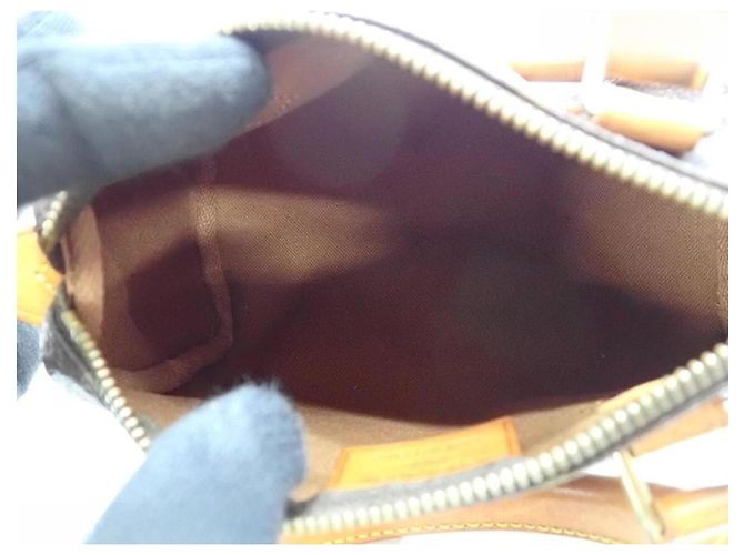 Louis Vuitton Mini Borsa Speedy Mini HL Monogram Canvas Marrone - vista 3