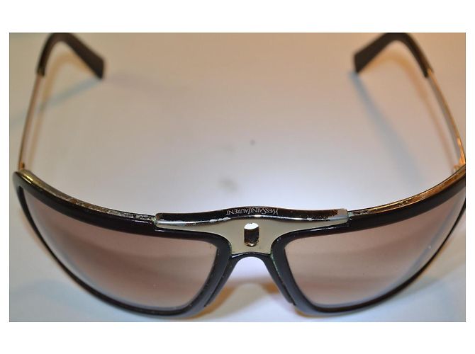 Gafas de sol oversized Yves Saint Laurent YSL 2200/S Castaño - vista 3
